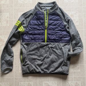 adidas mens Gray and Navy Puffer Jacket